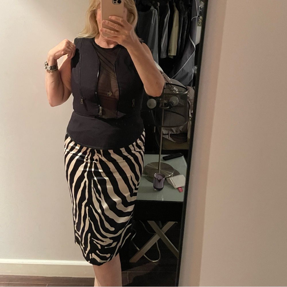 VINTAGE DOLCE & GABBANA VERY RARE DOUBLE LOOK SKIRT